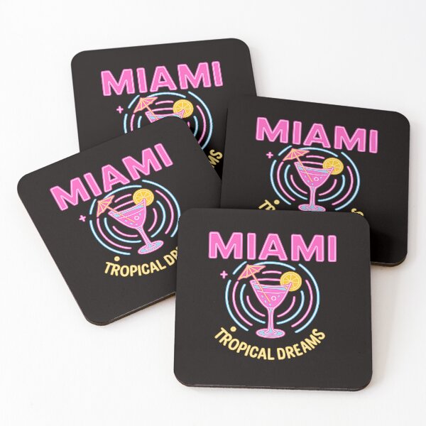 Item preview, Miami Ocean Drive Neon Sticker designed and sold by Mirkoniart.