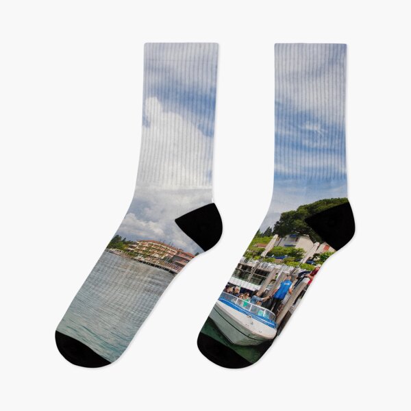 Item preview, Pleasure Boats at Sirmione on Lake Garda  designed and sold by Violaman.