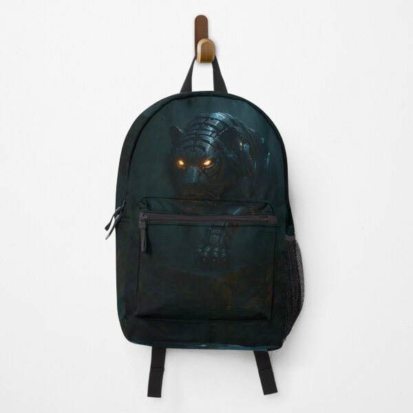 Item preview, Cybernetic Tiger in the Rainforest – Futuristic Mecha Predator designed and sold by Pixel-Up.