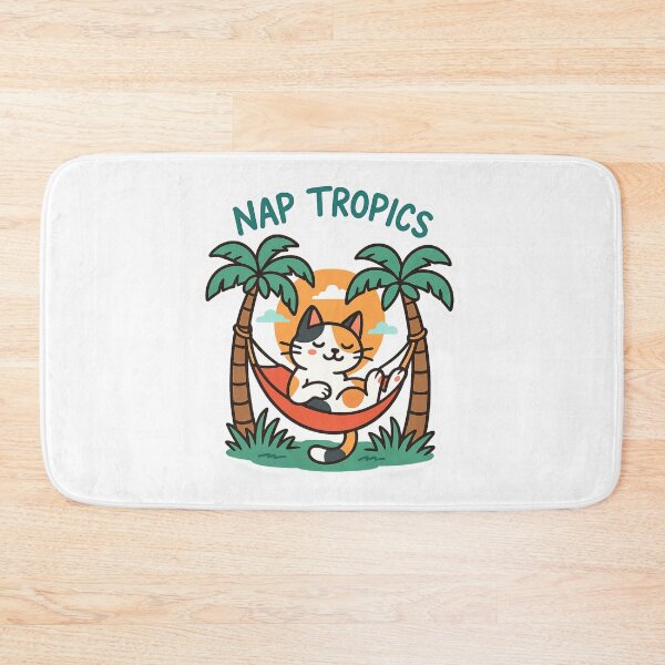 Item preview, Cat – Nap Tropics designed and sold by CrazyMop_.