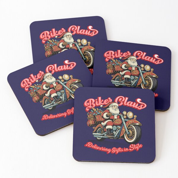 Item preview, Biker Claus – Delivering Gifts in Style designed and sold by TipTop GFX.