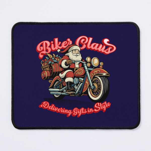 Item preview, Biker Claus – Delivering Gifts in Style designed and sold by TipTop GFX.