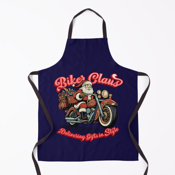 Item preview, Biker Claus – Delivering Gifts in Style designed and sold by TipTop GFX.