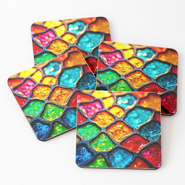 Item preview, Jewel Tone Stained Glass Art Glow Design designed and sold by Health And Fitness Posts e-Store.