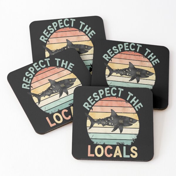 Item preview, Respect The Local Save The Shark Ocean Animal Rights designed and sold by FreeArt2.