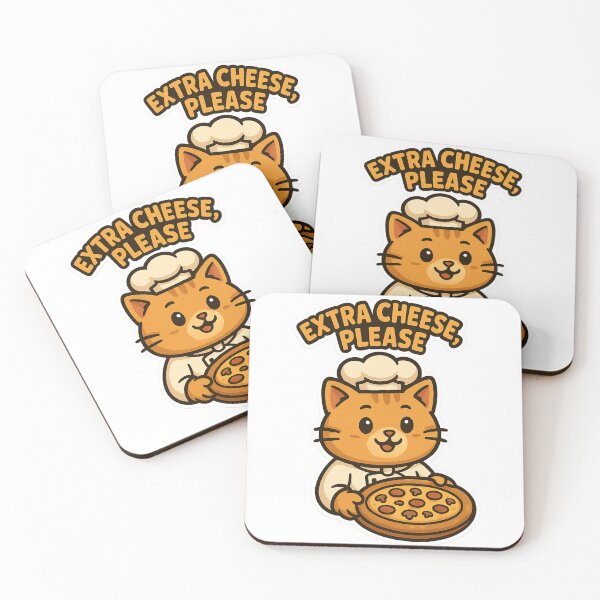 Item preview, Cat –  Extra cheese, please designed and sold by CrazyMop_.