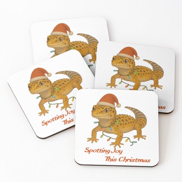 Item preview, Spotting Joy This Christmas – Leopard Gecko Christmas designed and sold by SVALANART.
