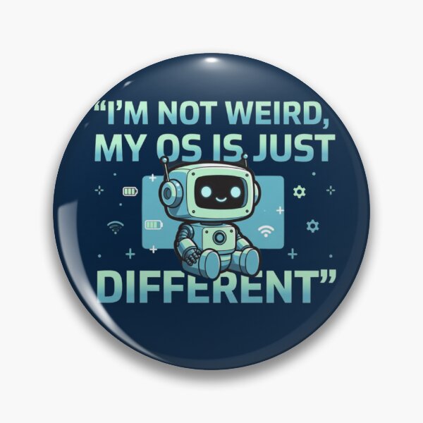Artikelvorschau, Ich bin nicht komisch, mein Betriebssystem ist nur anders. Robot Coder Tee entworfen und verkauft von PunchDrop.