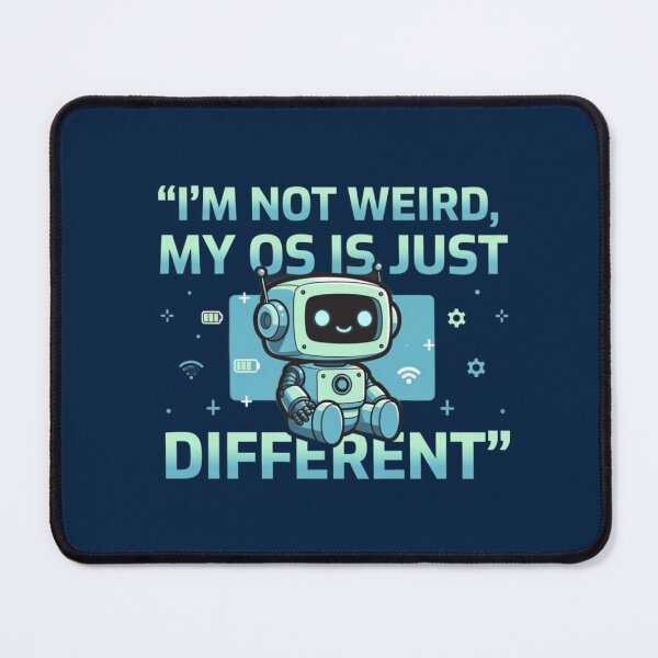 Artikelvorschau, Ich bin nicht komisch, mein Betriebssystem ist nur anders. Robot Coder Tee entworfen und verkauft von PunchDrop.
