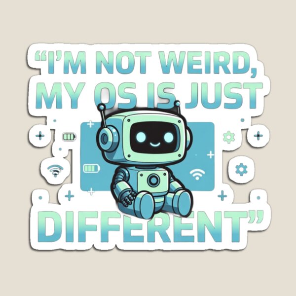 Artikelvorschau, Ich bin nicht komisch, mein Betriebssystem ist nur anders. Robot Coder Tee entworfen und verkauft von PunchDrop.