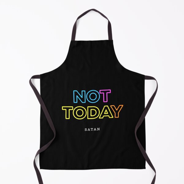 Item preview, Not Today Satan Neon Sign designed and sold by SholoStudio.