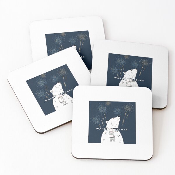 Item preview, Polar bear watching fireworks designed and sold by mayatA-rt.