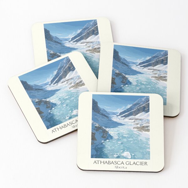 Item preview, Athabasca Glacier Alberta | Columbia Icefield Art Print designed and sold by TuncGK.