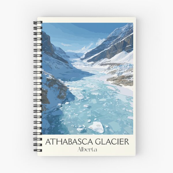 Item preview, Athabasca Glacier Alberta | Columbia Icefield Art Print designed and sold by TuncGK.