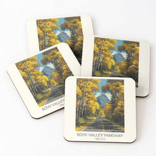 Item preview, Bow Valley Parkway Alberta | Scenic Autumn Drive Art designed and sold by TuncGK.