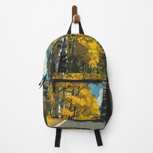 Item preview, Bow Valley Parkway Alberta | Scenic Autumn Drive Art designed and sold by TuncGK.
