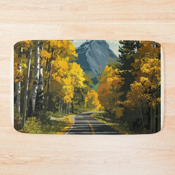 Item preview, Bow Valley Parkway Alberta | Scenic Autumn Drive Art designed and sold by TuncGK.