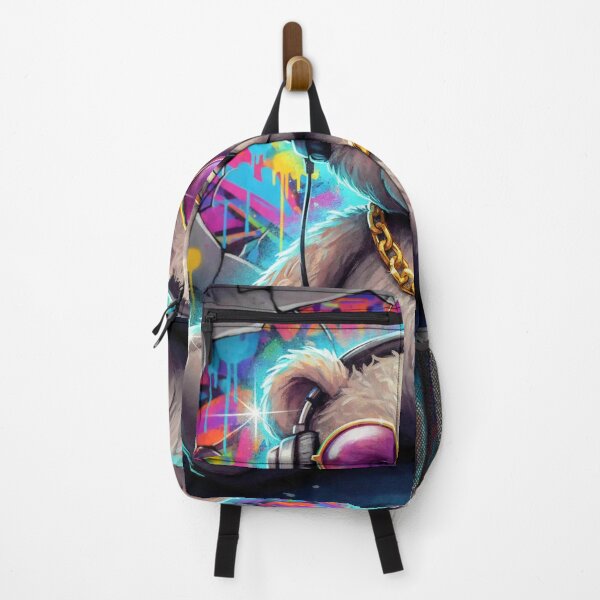 Item preview, Cool Teddy Bear with Headphones and Gold Chain – Graffiti Street Art Illustration designed and sold by Pixel Pout.