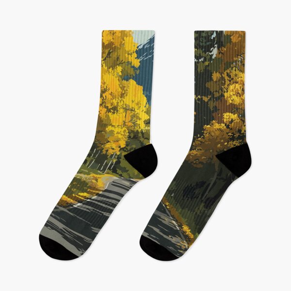 Item preview, Bow Valley Parkway Alberta | Scenic Autumn Drive Art designed and sold by TuncGK.
