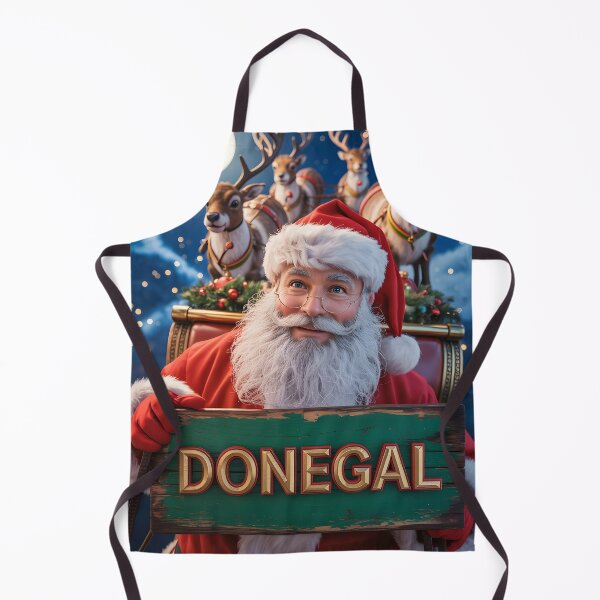 Item preview, Donegal Santa Claus with Reindeers designed and sold by OliDesigns.