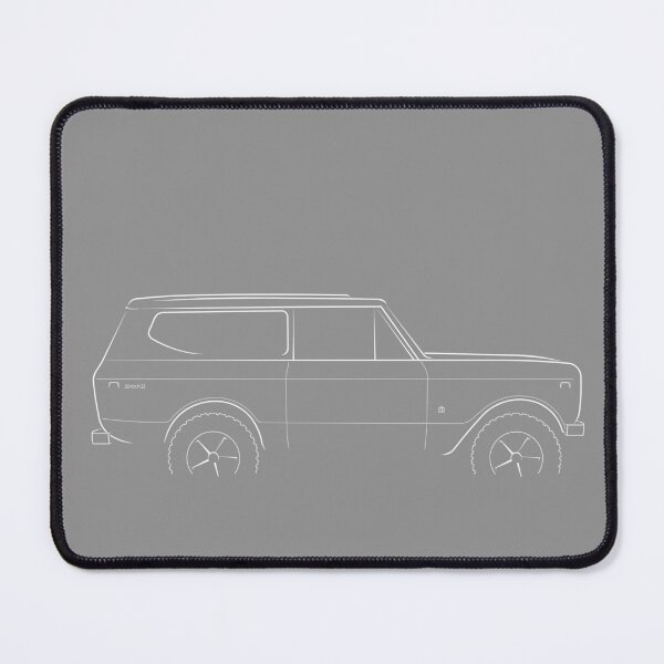 Item preview, International Harvester Scout 2 - profile stencil, white designed and sold by mal-photography.