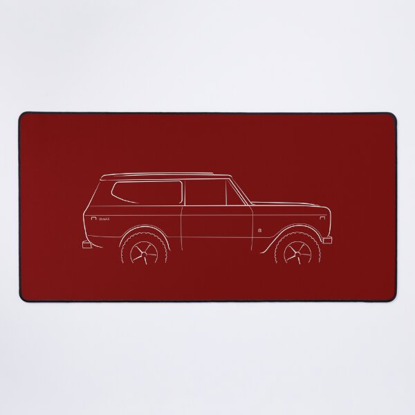Item preview, International Harvester Scout 2 - profile stencil, white designed and sold by mal-photography.