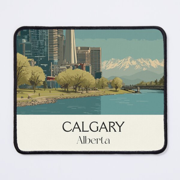 Item preview, Calgary Alberta Skyline | Prairie City Observation Tower Art designed and sold by TuncGK.