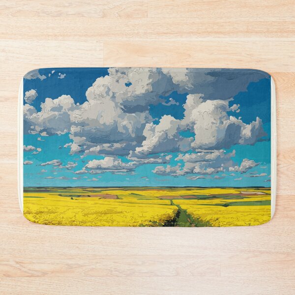 Item preview, Camrose Alberta | Prairie Canola Fields Scenery Art designed and sold by TuncGK.