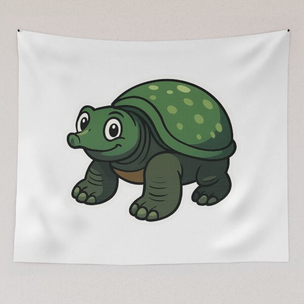 Item preview, Cartoon Turtle designed and sold by HoneyBreezeCo.
