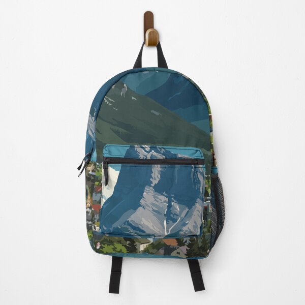 Item preview, Canmore Alberta | Rocky Mountain Town & Three Peaks Art designed and sold by TuncGK.