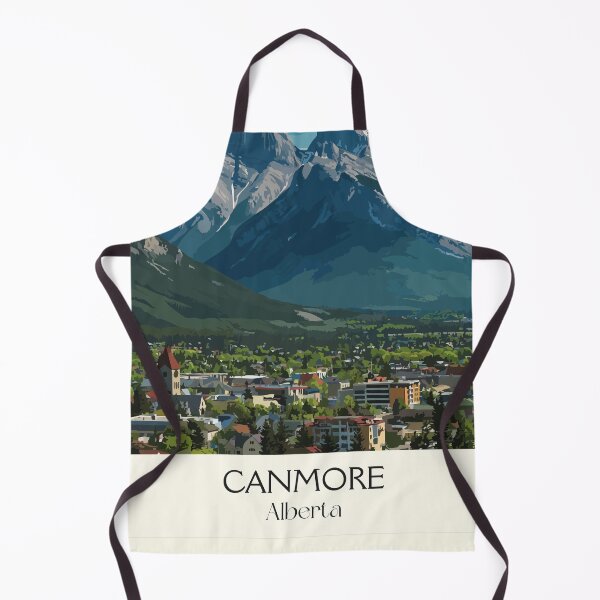 Item preview, Canmore Alberta | Rocky Mountain Town & Three Peaks Art designed and sold by TuncGK.