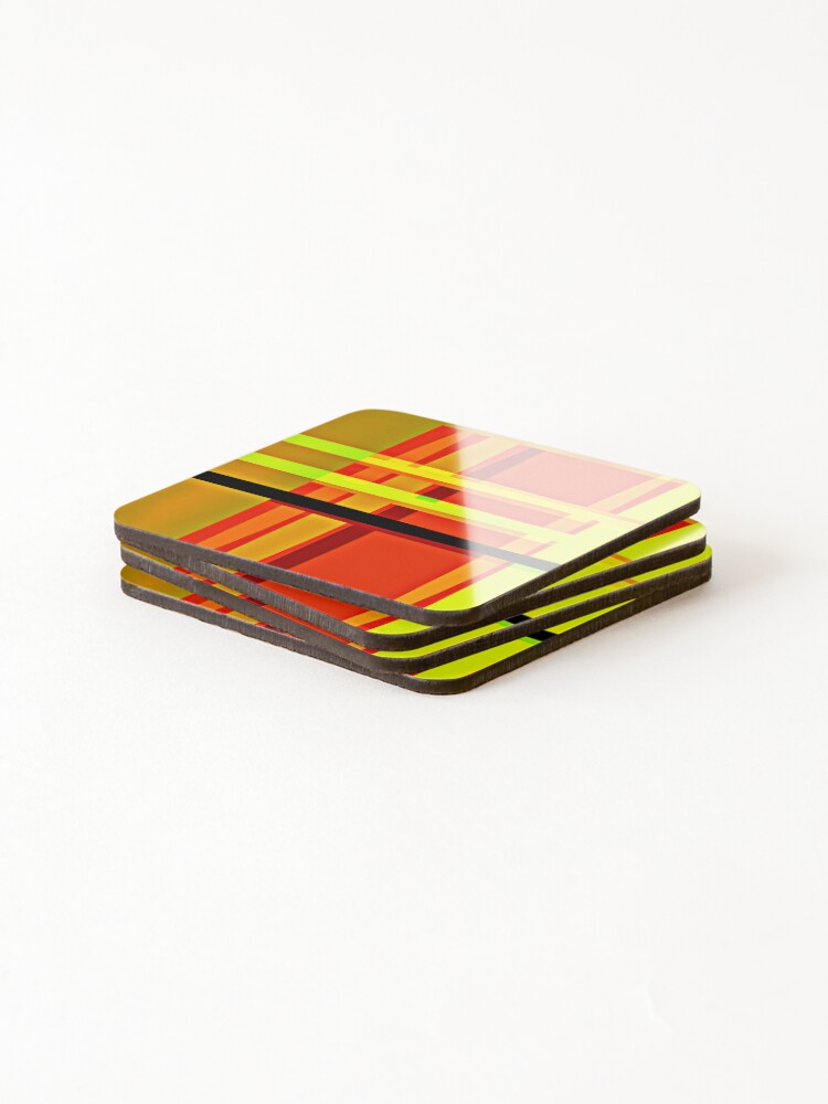 Thumbnail 4 of 5, Coasters (Set of 4), PatternASLMP3 designed and sold by Cabsink.