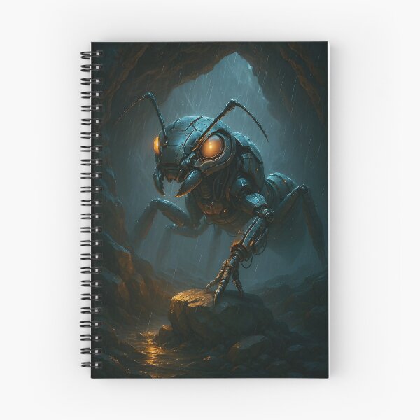 Item preview, Cyber Ant Emerging from the Cave – Futuristic Mecha Insect designed and sold by Pixel-Up.