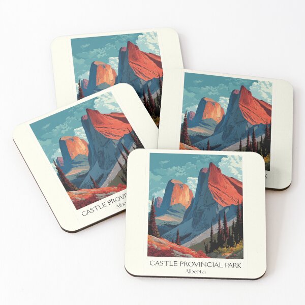 Item preview, Castle Provincial Park Alberta | Rocky Mountain Scenery Art designed and sold by TuncGK.