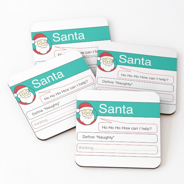 Item preview, Santa Chatbot - Define "Naughty" designed and sold by DesertG.