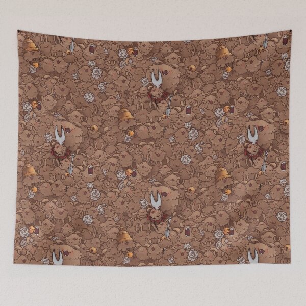Item preview, Hornet’s Rest | Hollow Knight Silksong Fleas Seamless Pattern designed and sold by keyvei.