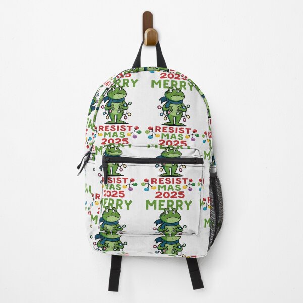 Item preview, Merry Resistmas 2025 Funny Portland Frog Christmas Design designed and sold by FreshVibe Prints.