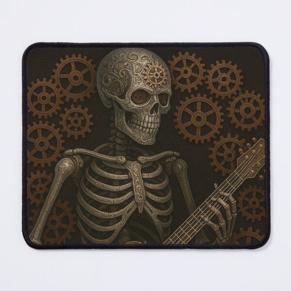 Item preview, Death Metal Gearhead Guitarist - Steampunk Day of the Dead designed and sold by T4Texas.