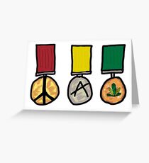 Peace Medals Greeting Card