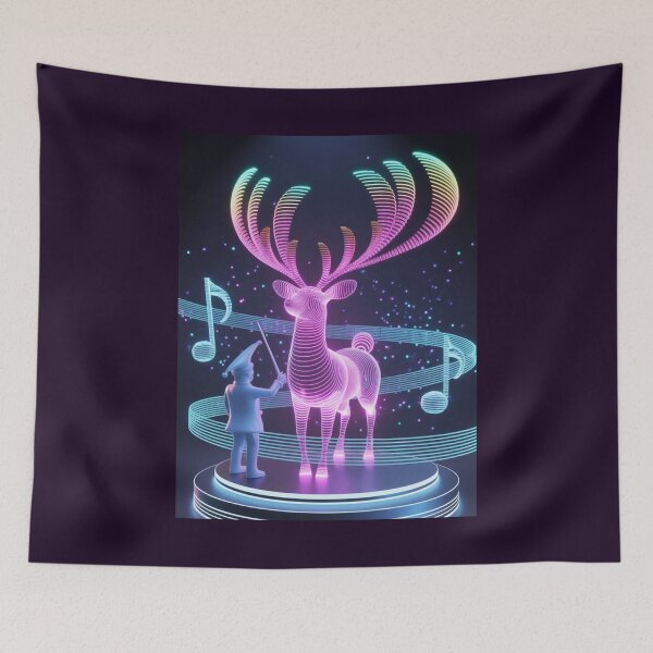 Item preview, Holo-Reindeer Anthem designed and sold by McVrax.