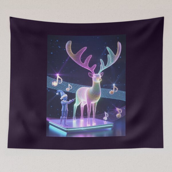 Item preview, Holo-Reindeer Anthem designed and sold by McVrax.