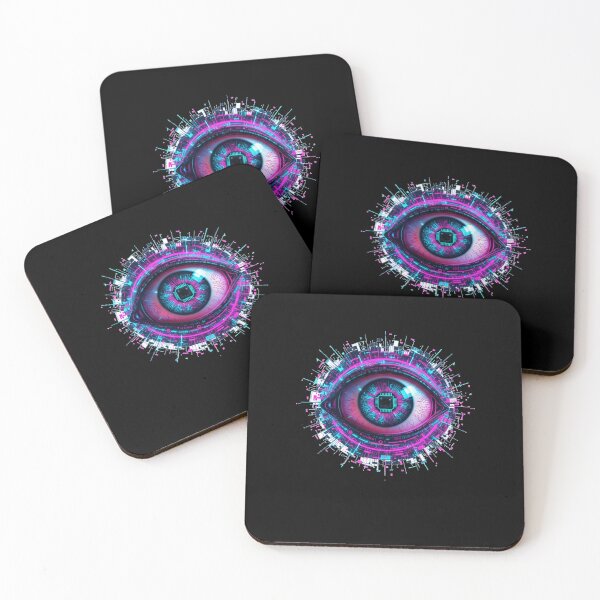 Item preview, CyborgEyeChip|CyberpunkVision|BionicDesign|TechGothic|CircuitLogo designed and sold by DarkNight9.