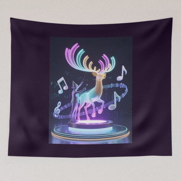 Item preview,  Holo-Reindeer Anthem designed and sold by McVrax.