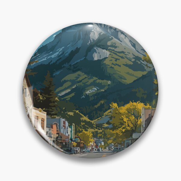 Item preview, Crowsnest Pass Alberta | Historic Rocky Mountain Town Art designed and sold by TuncGK.