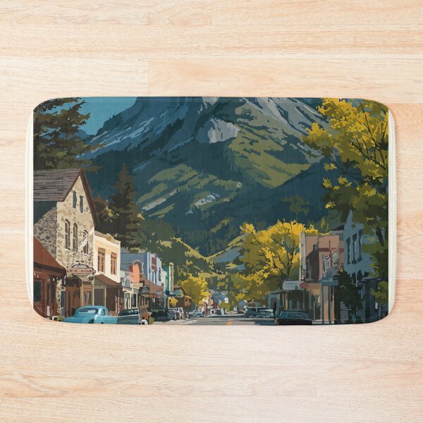 Item preview, Crowsnest Pass Alberta | Historic Rocky Mountain Town Art designed and sold by TuncGK.