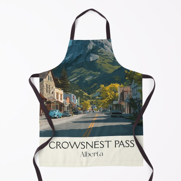Item preview, Crowsnest Pass Alberta | Historic Rocky Mountain Town Art designed and sold by TuncGK.