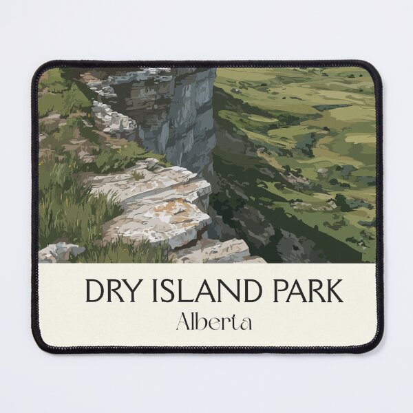Item preview, Dry Island Buffalo Jump | Alberta Badlands Lookout Art designed and sold by TuncGK.