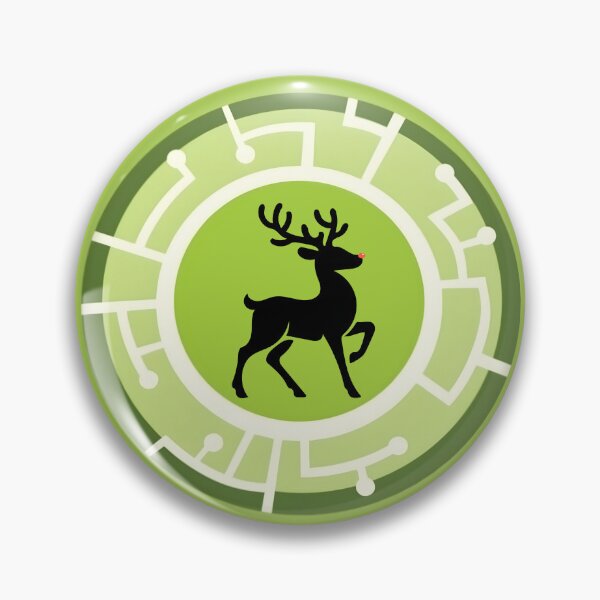 Item preview, Wild Creature Christmas - Holly Jolly Reindeer Power! designed and sold by YonderAndBeyond.