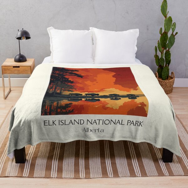Item preview, Elk Island National Park | Bison Prairie Sunset Art designed and sold by TuncGK.
