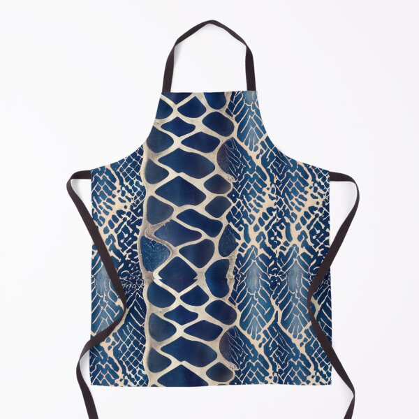 Item preview, vivid navy blue metallic snakeskin pattern v0.2 designed and sold by gulka8.